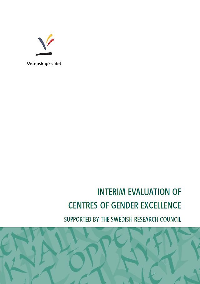 Interim evaluation of centres of gender excellence
