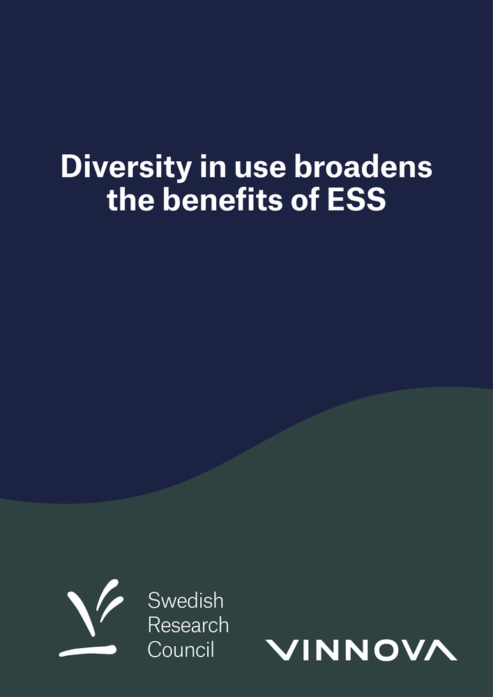 Diversity in use broadens the benefits of ESS